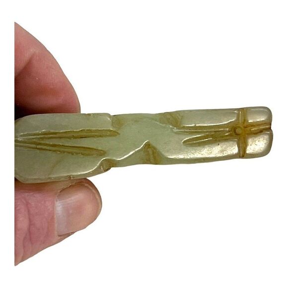 Old Mongolian Chinese year of rat in natural jade animal Figure Carving Mouse - Picture 5 of 7